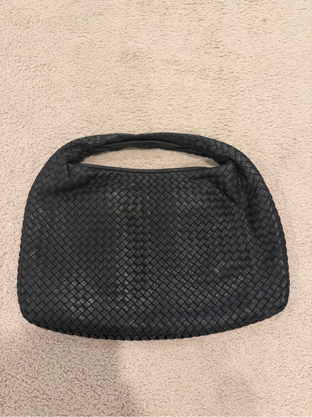 Bottega Veneta Large Intrecciato Veneta Hobo Bag.